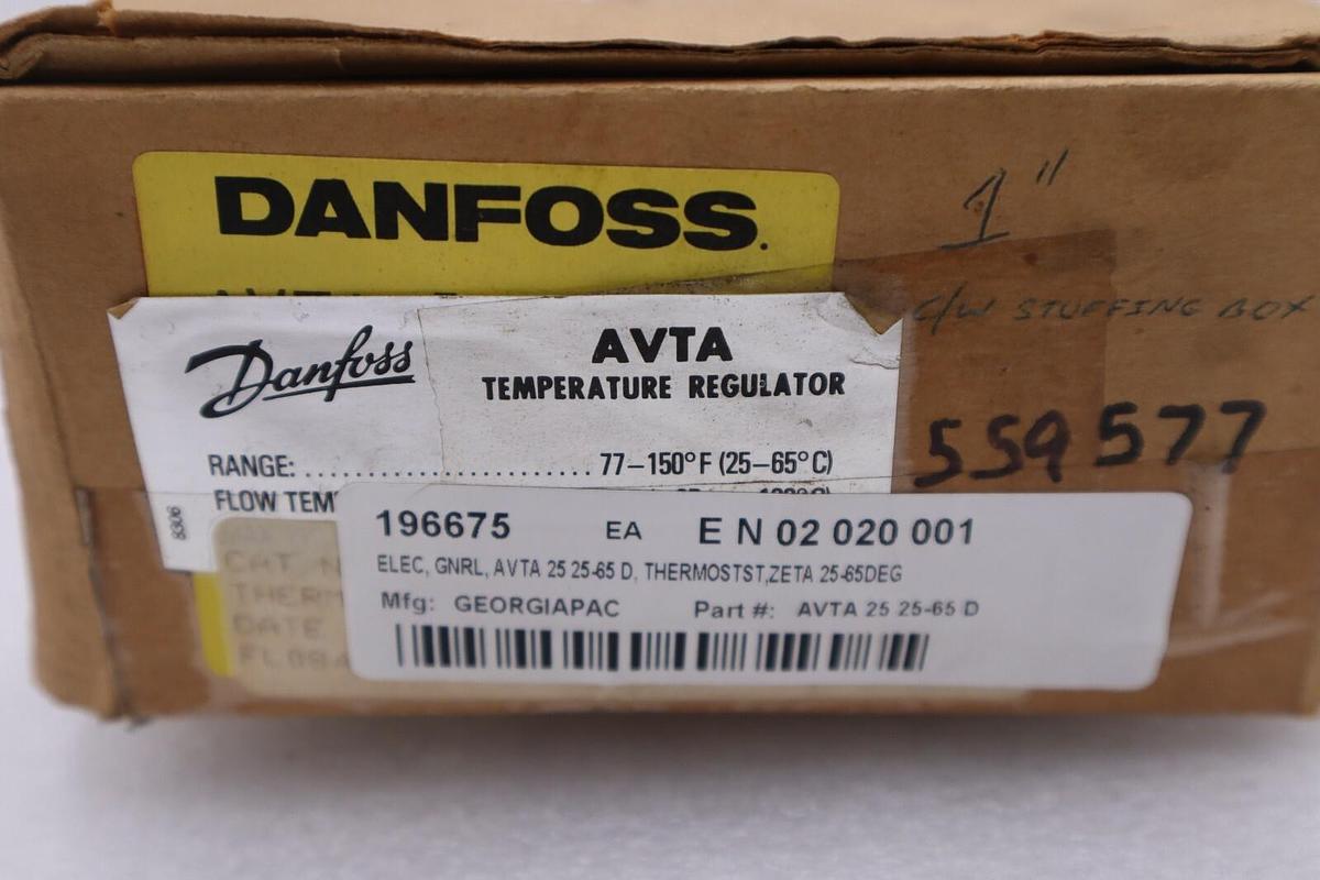Used USED DANFOSS AVTA 25 Temperature control water valve STOCK G760