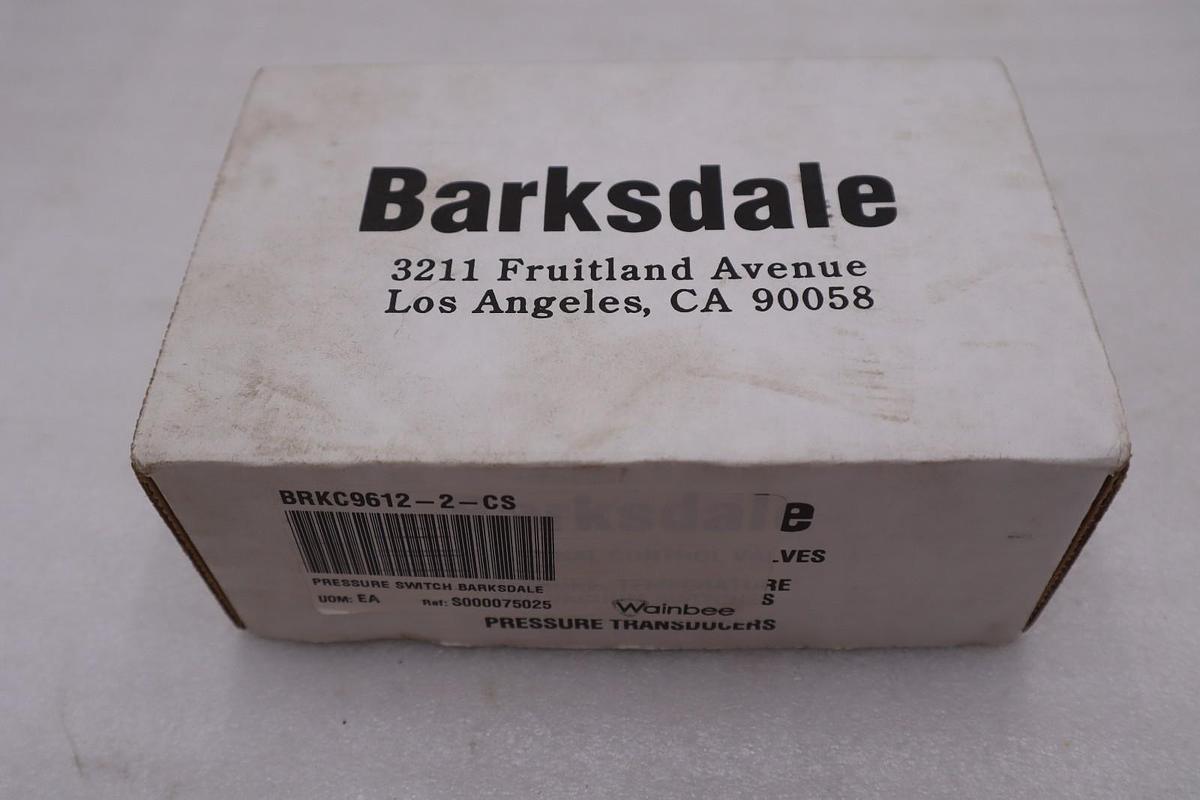Barksdale C9612-2-CS Piston Pressure Switch Range - NEW IN BOX - STOCK GF1063