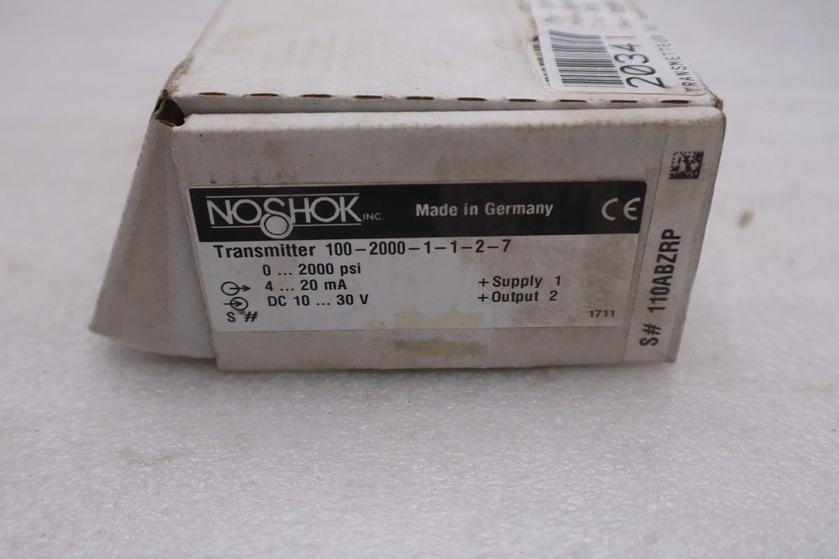 NOSHOK 100-2000-1-1-2-7 / 10020001127 - NEW IN BOX - STOCK K1678A