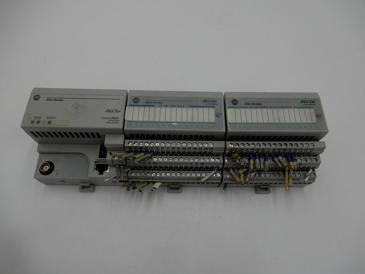 Used ALLEN BRADLEY PLC 1794-ACN15 1794-IB16 1794-OB16P STOCK NUMBER 372