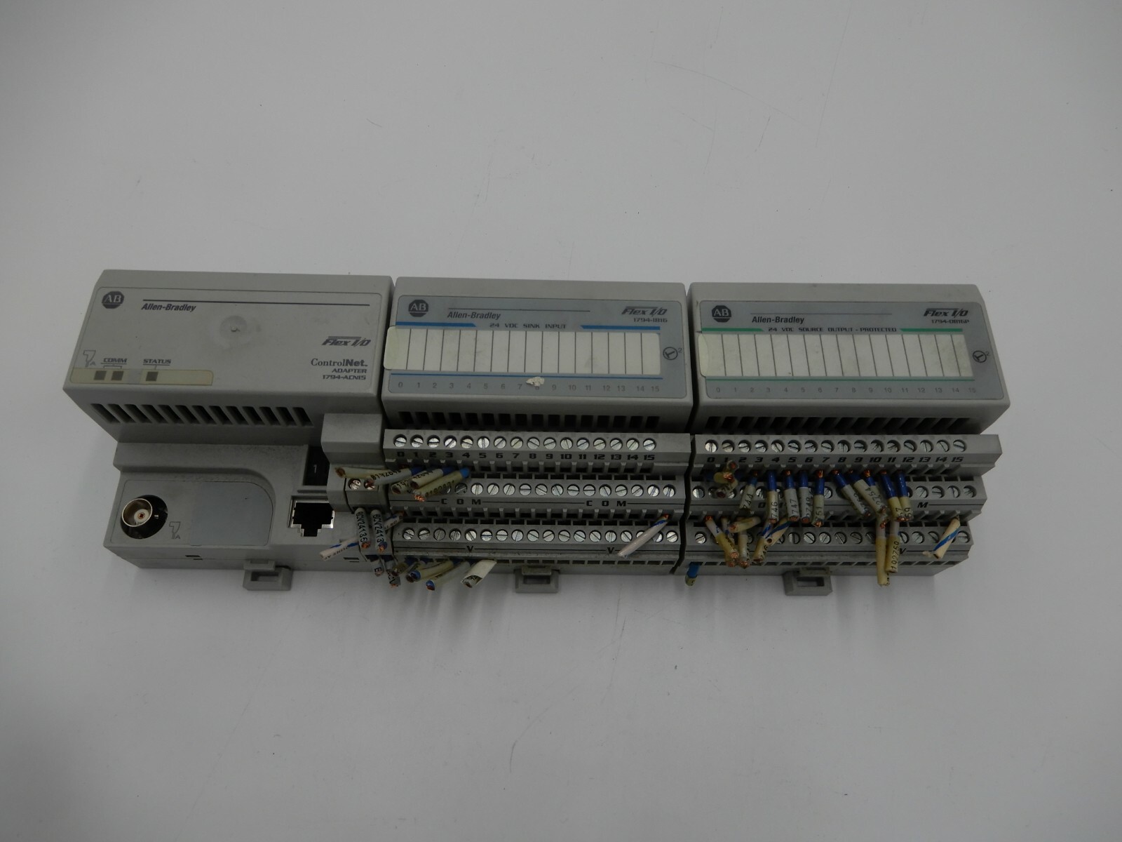 Used ALLEN BRADLEY PLC 1794-ACN15 1794-IB16 1794-OB16P STOCK NUMBER 372