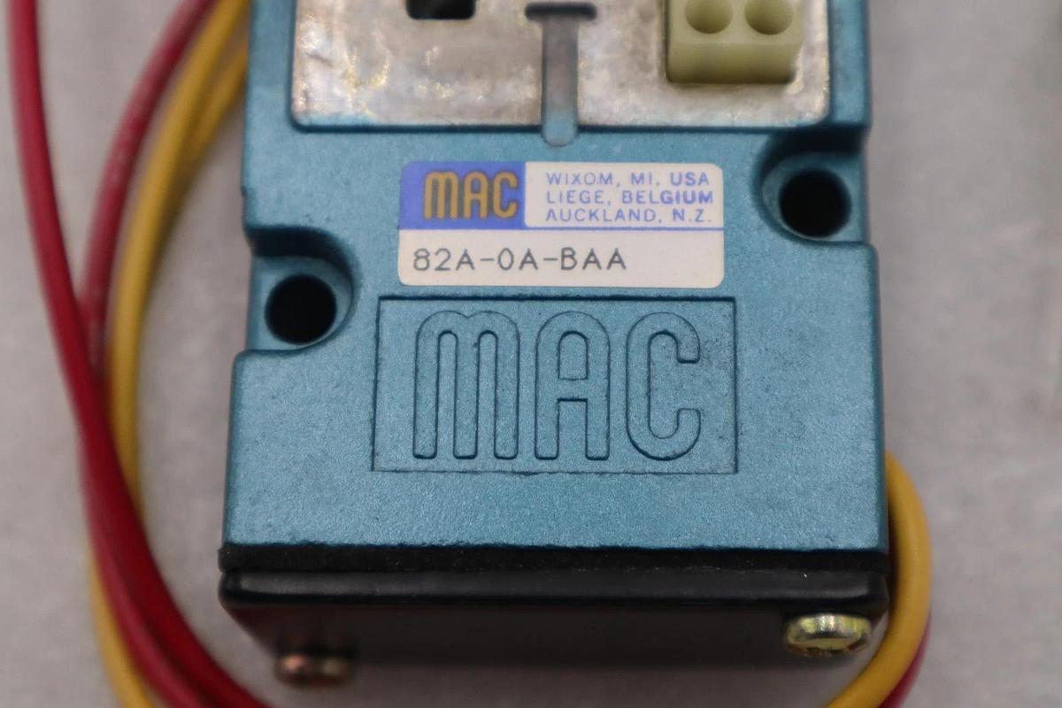 Used NEW MAC 82A-0A-BAA Solenoid Valve Base STOCK H729A