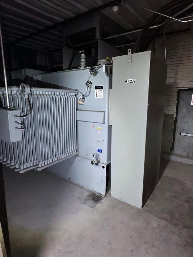 Used GE 3750/4200 KVA 3 Phase Substation Transformer 13800V 4160Y/2402V