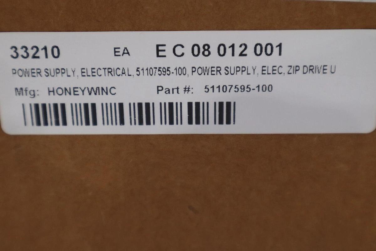 HONEYWELL AC POWER 51107595-100 NEW IN SEALED BOX STOCK G182