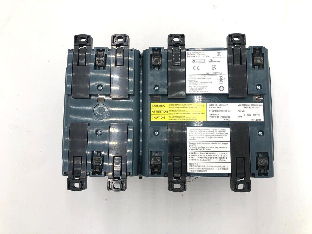 Used ANATEL CISCO IE 3000 IE30008TC ETHERNET SWITCH STOCK 1401