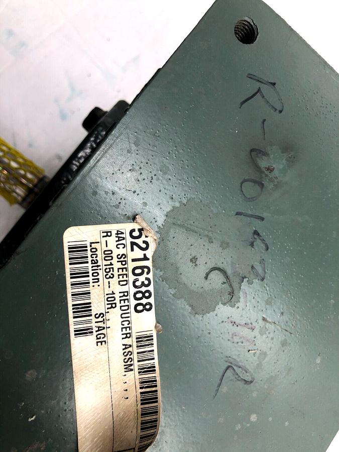Used HYTROL 4A GEAR REDUCER RIGHT HAND WORM GEARBOX S-114
