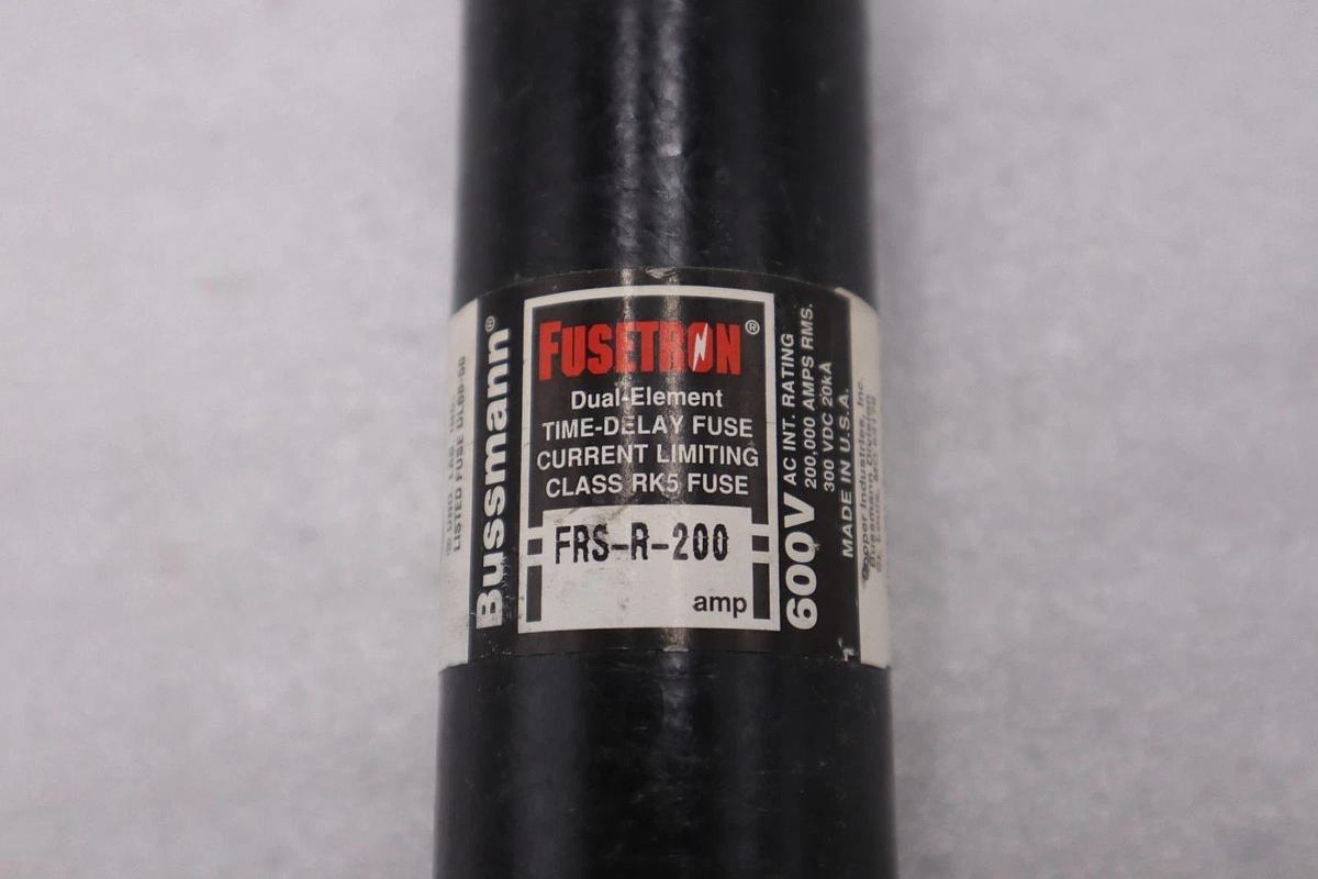 FUSETRON FRS-R-200 FUSE BLACK 9 AVAILABLE (AS PICTURED) NEW UNIT STOCK 4938A
