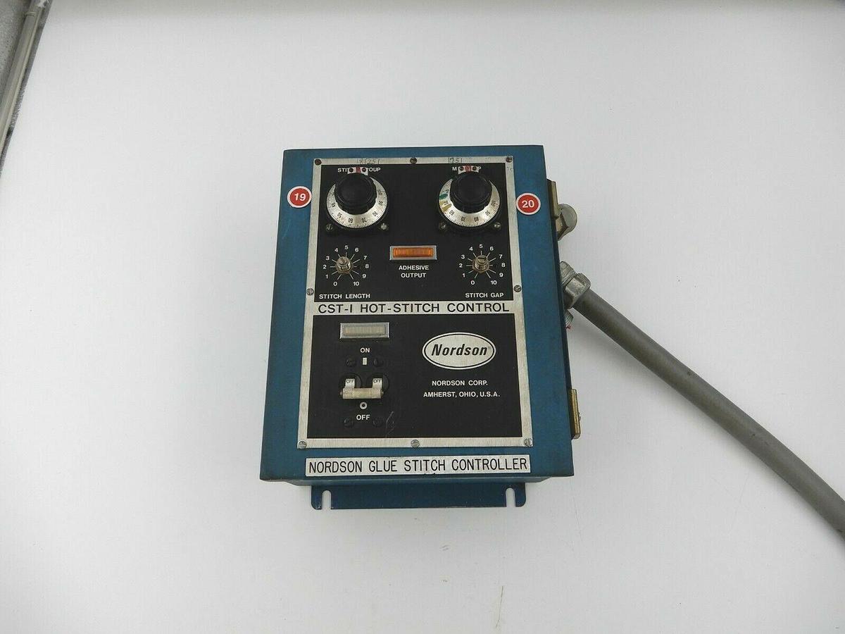 Used NORDSON GLUE STITCH CONTROLLER CST-1 115 VAC STOCK 568