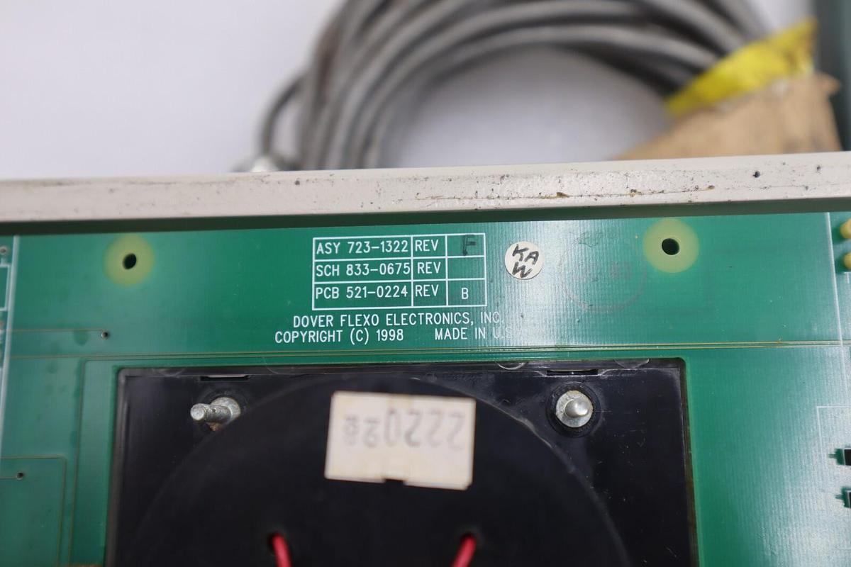 Used Dover Flexo Electronics Model TI-14 Indicator Range: 0-500 Stock #4121