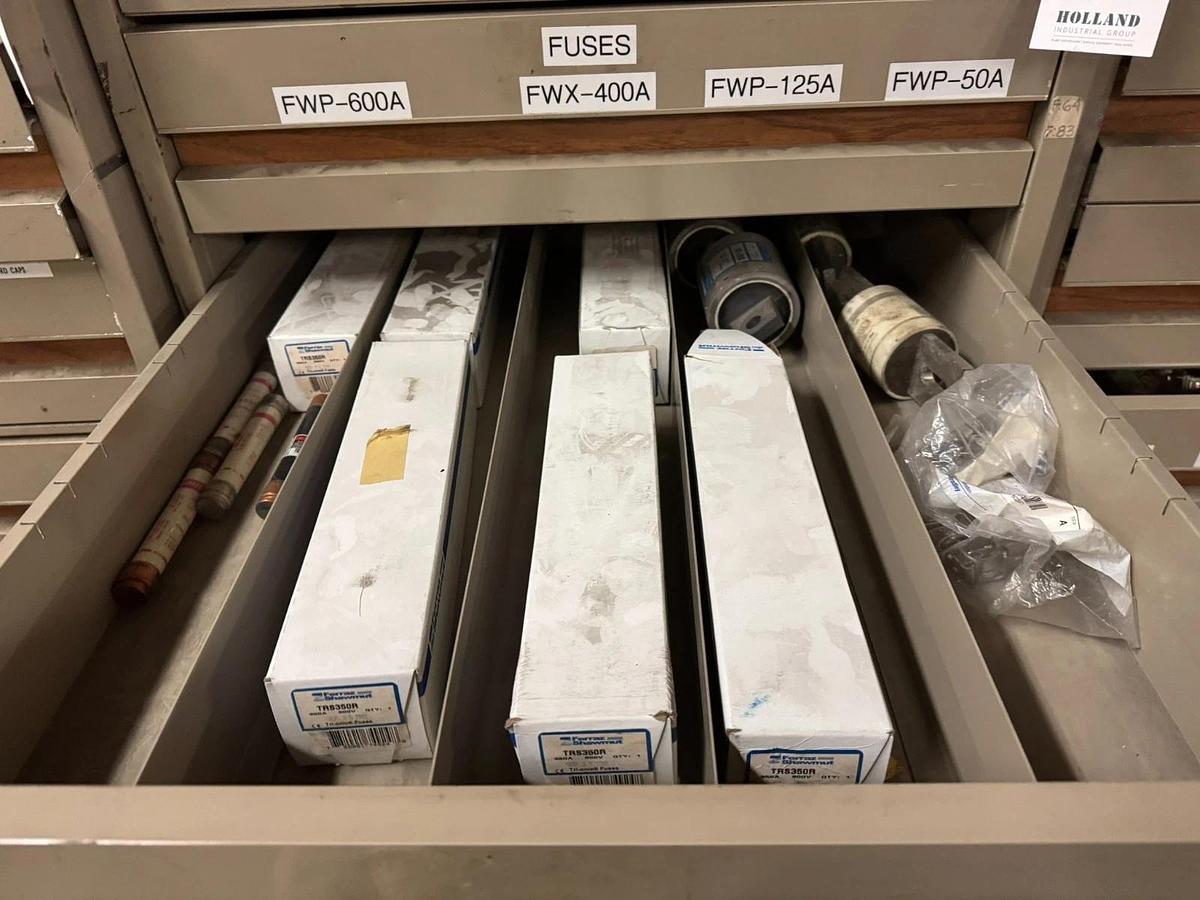 Used VIDMAR STYLE MICROFORM FILE CABINET 10 DRAWER (NO CONTENTS)