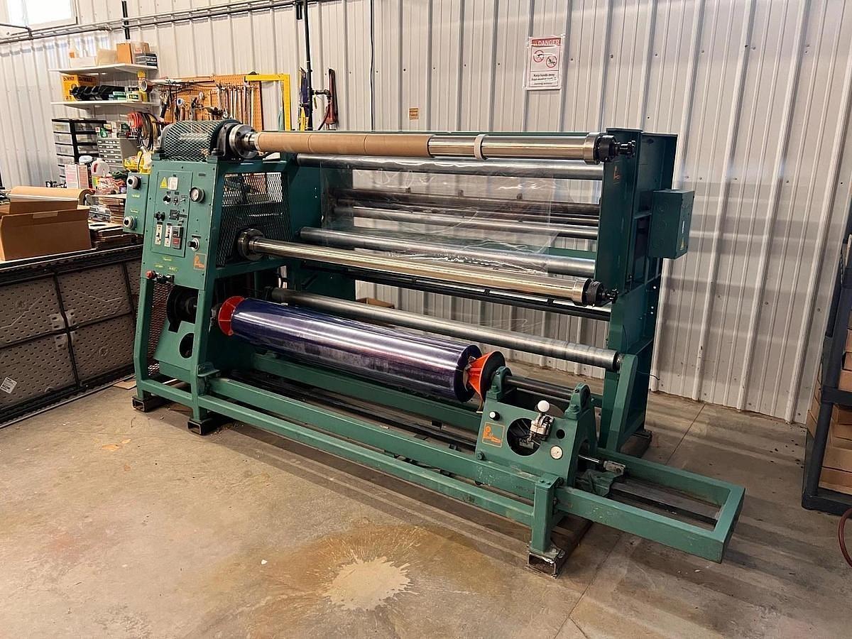 Used 60" WIDE VOORWOOD DUPLEX SLITTER REWINDER MODEL S60-18/187