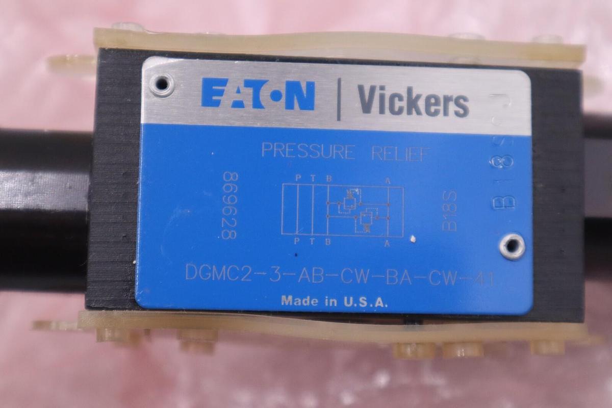 Used NEW VICKERS DGMC2-3-AB-CW-BA-CW-41 PRESSURE RELIEF VALVE DGMC23ABCWBACW41 #G750A