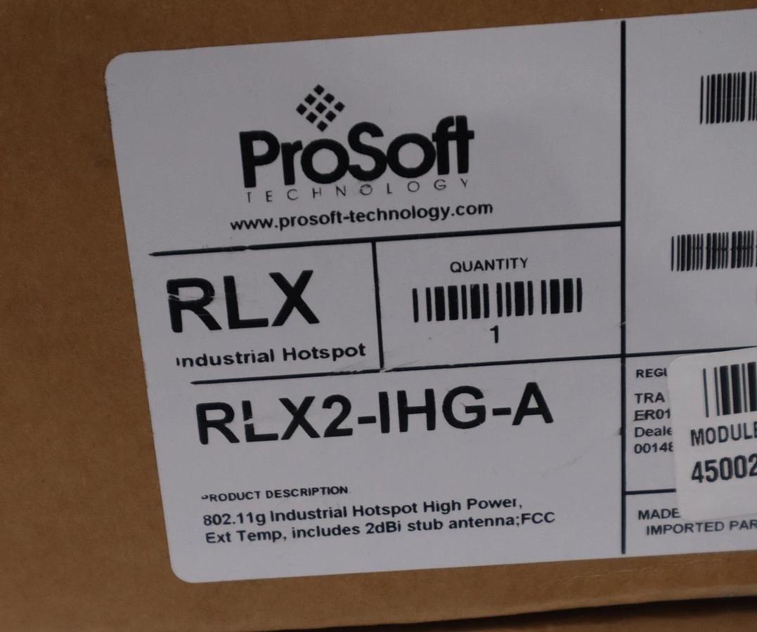 Prosoft RLX2-IHG-A NEW SEALED BOX (TWO AVAILABLE) STOCK G101