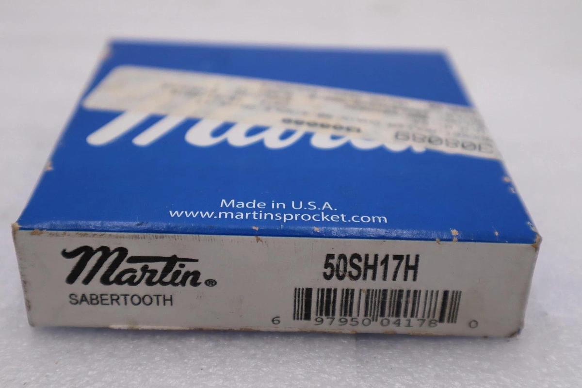 Used NEW Martin 50SH17H Roller Chain Sprocket SH Bore STOCK H1437A