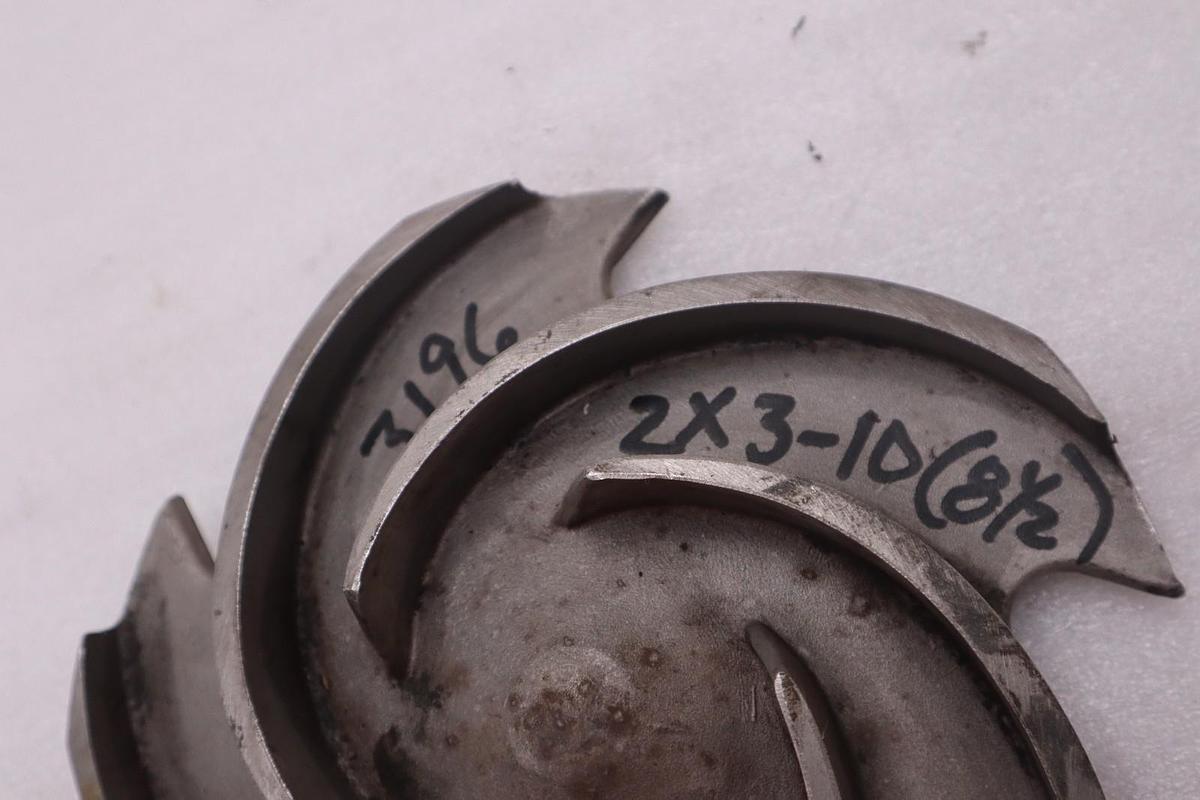 Used Goulds 5 Vane Impeller Part#:100-596 Casting#: 54019 Material:CF8M - STOCK G407B