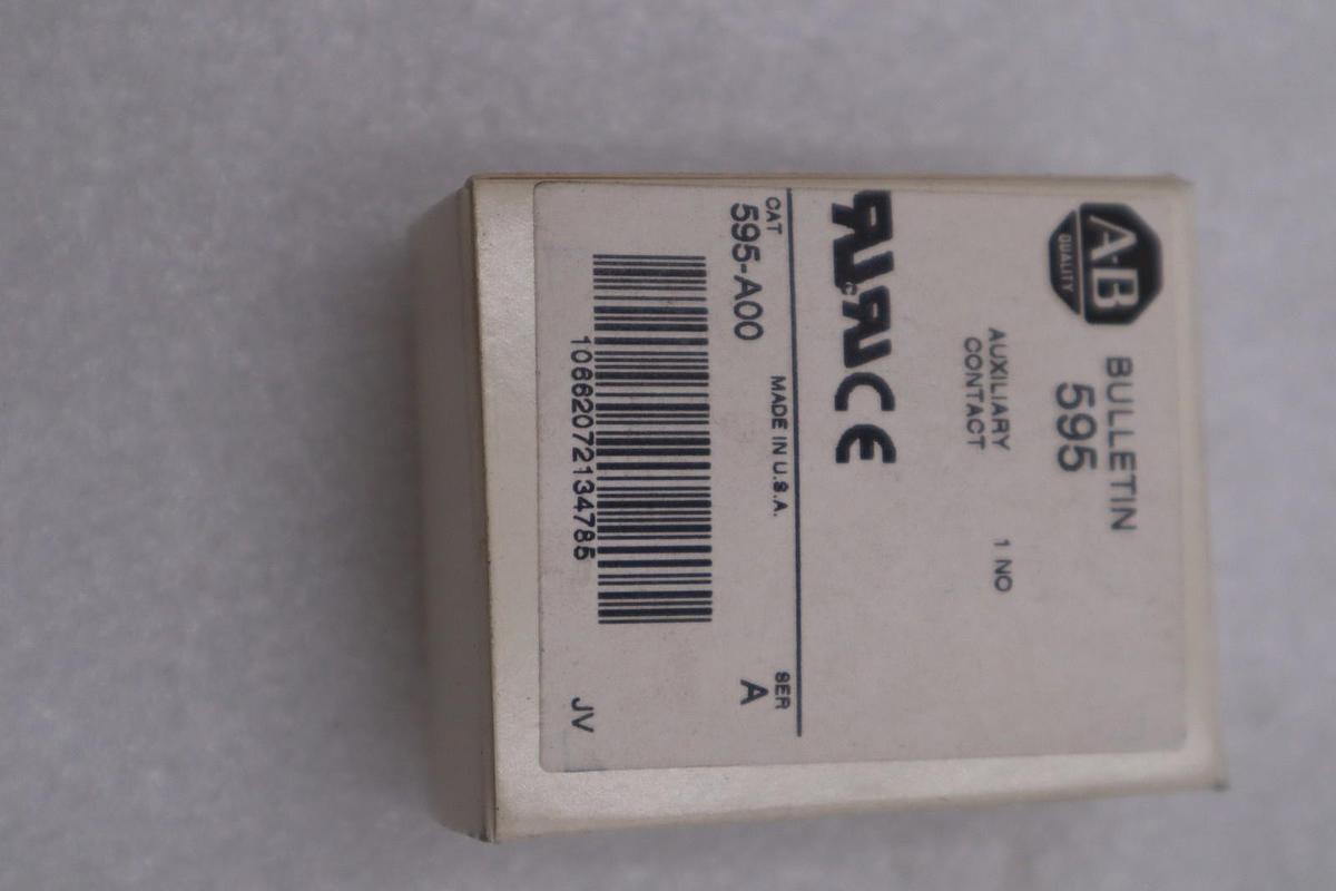 Used LOT OF 5 -- NEW OPN BOX AB Allen Bradley 595-A00 Auxiliary Contact STK H800