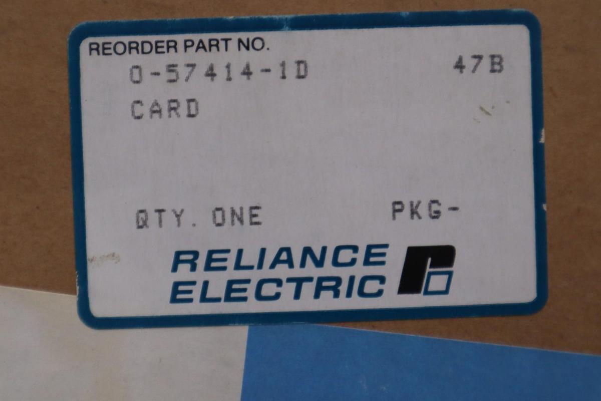 RELIANCE ELECTRIC 57414-1 0-57414-1D - NEW IN BOX - STOCK 839B