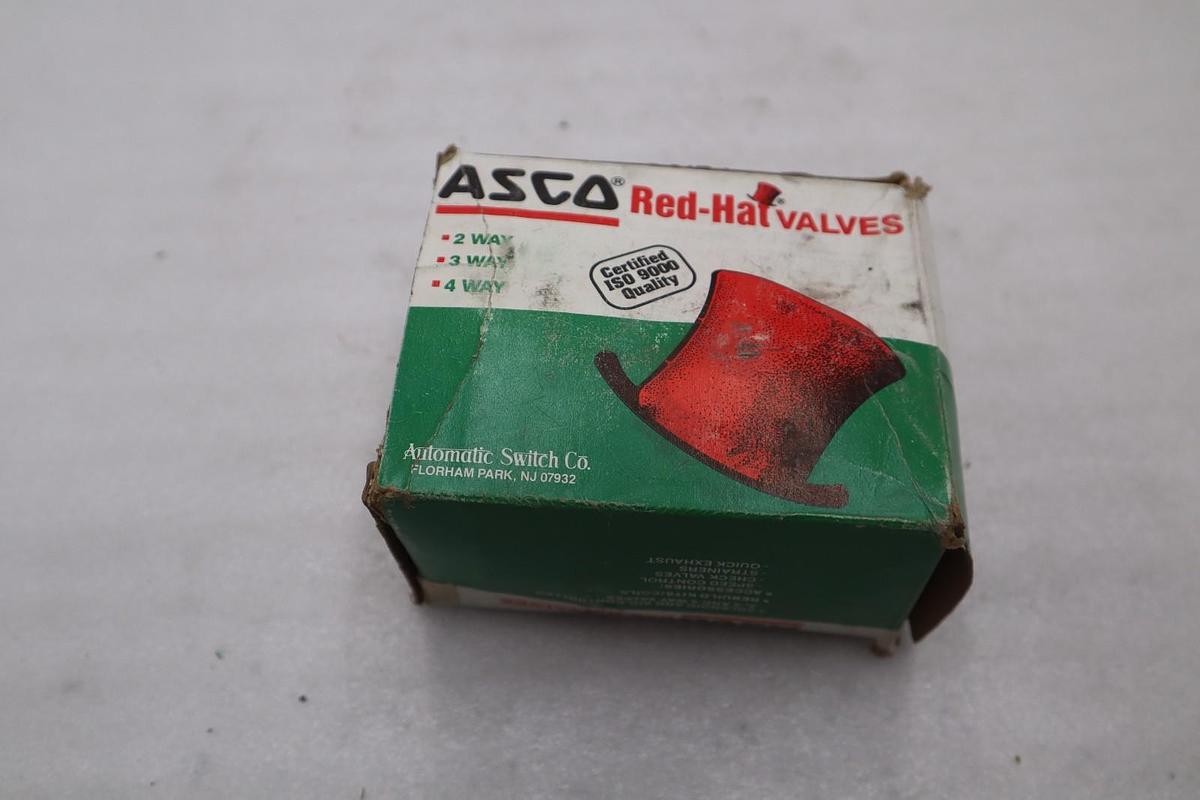 ASCO EF8342C1 120/60, 110/50 SOLENOID VALVE NEW IN BOX STOCK GF-1078A
