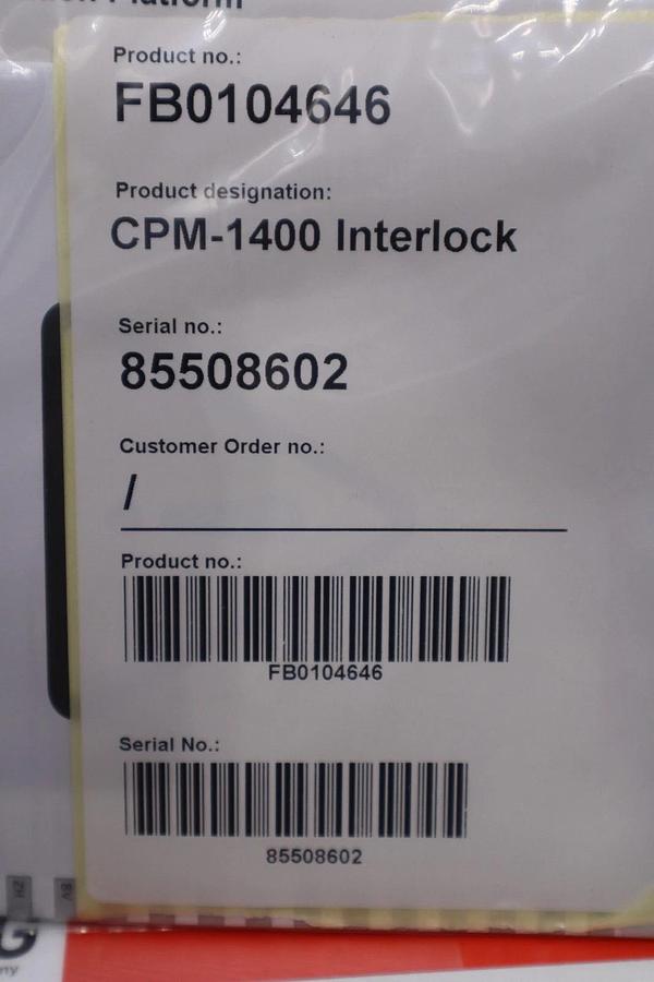 Used BTG CPM-1400 PH/Q0/M1/S2/H3/C10/R15 CONSISTENCY TRANSMITTER - NEW - STOCK 3826CC
