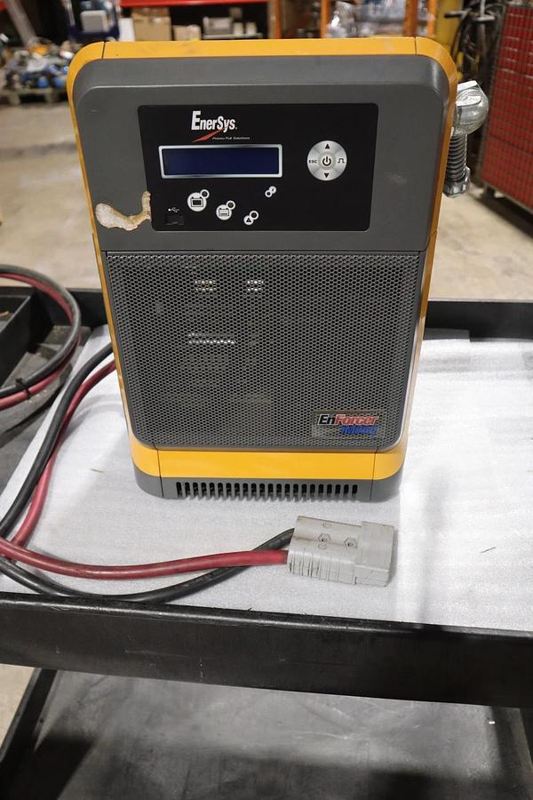 Used ENERSYS EI3-HL-4Y ENFORCER IMPAQ FORKLIFT BATTERY CHARGER 480V 3PH 50/60HZ
