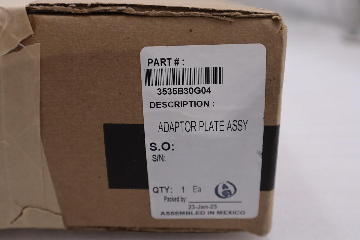 EMERSON ROSEMOUNT 3535B30G04 ADAPTOR PLATE ASSY STOCK #G-77