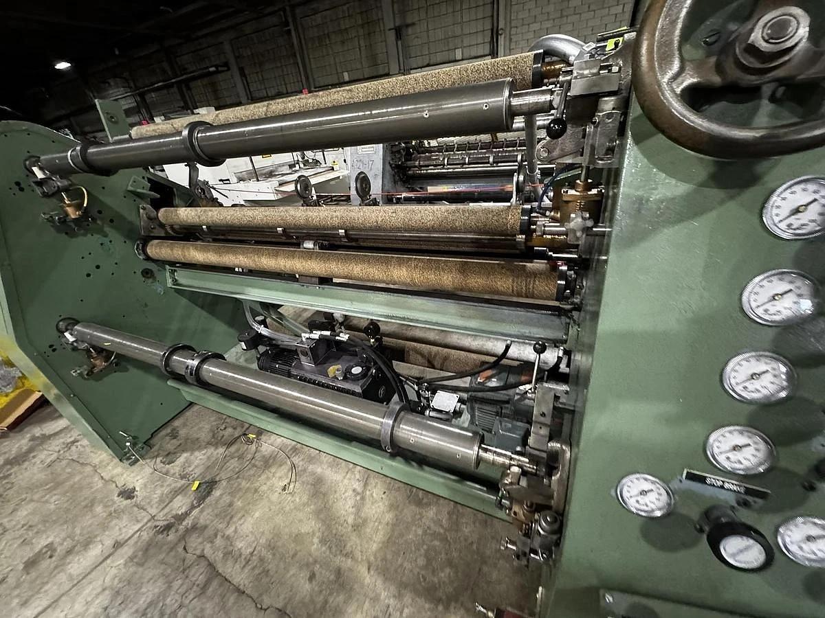 Used 62" DUSENBERY MODEL 635 BL DUPLEX SLITTER REWINDER
