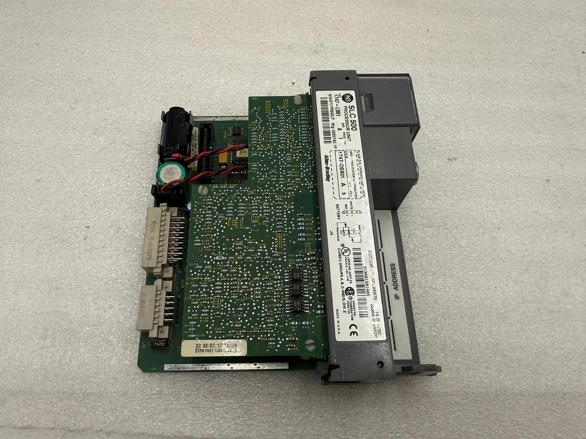Used Allen Bradley 1747-L551 SLC 500 SLC 5/05 CPU Processor Controller Ser A STOCK H1