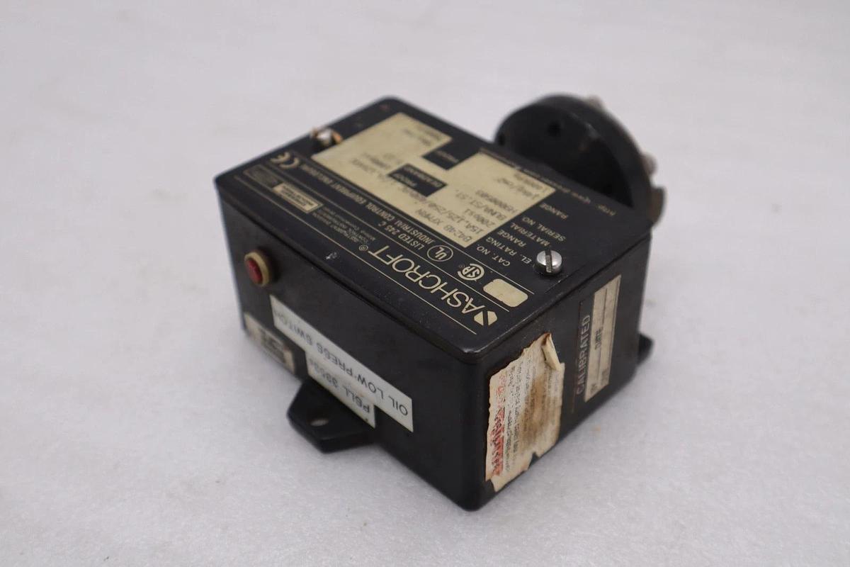 Used ASHCROFT PRESSURE SWITCH CAT #B424B XFMRN STOCK GF372