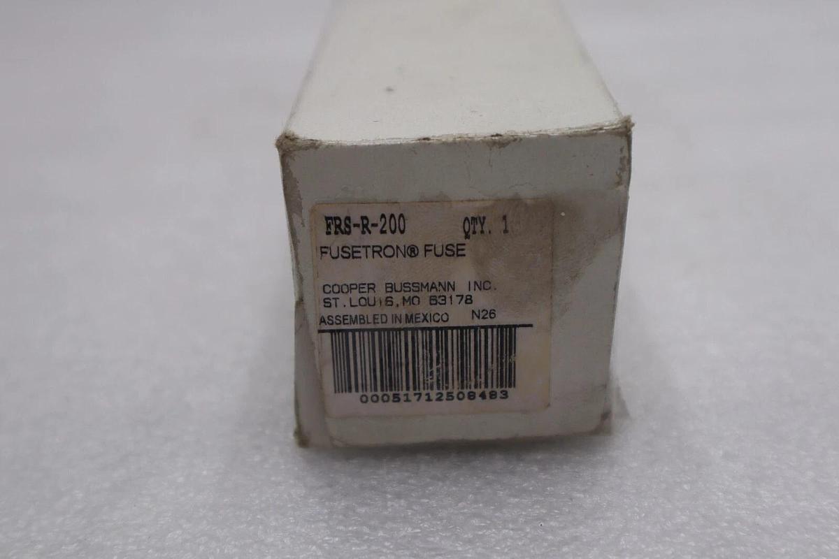 BUSSMAN FUSETRON FRS-R-200 DUAL ELEMENT TIME DELAY FUSE STOCK #K-2142