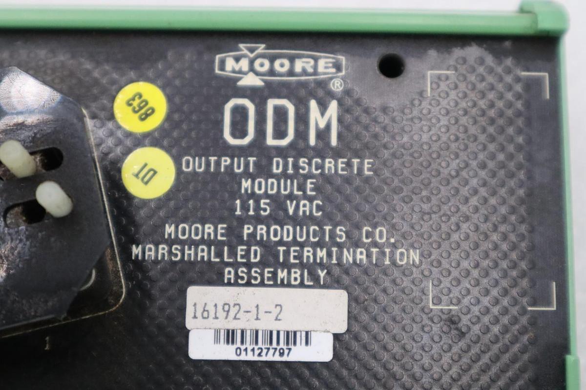 Used MOORE 16192-1-2 ODM OUTPUT DISCRETE MODULE STK H1495