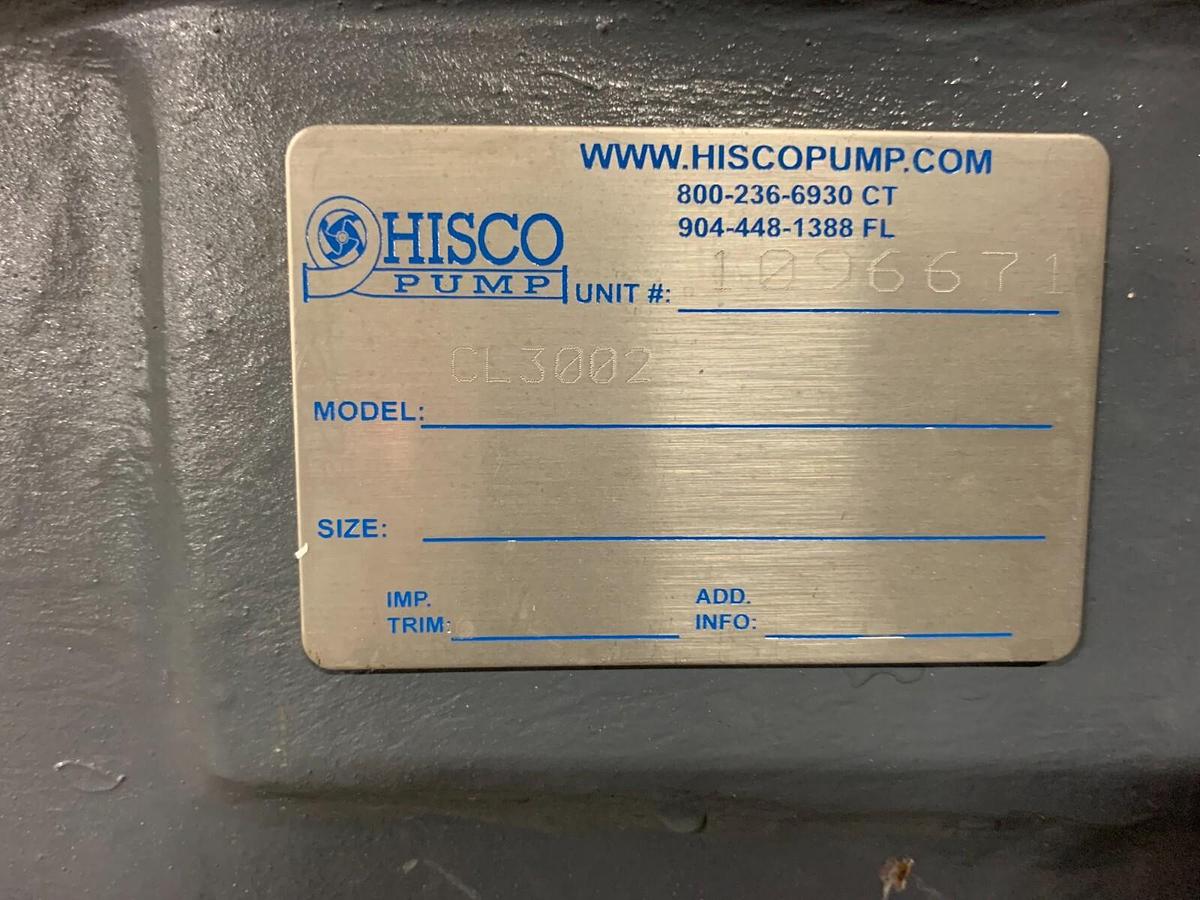 Used NASH MODEL CL-3002 / CL3002 VACUUM PUMP HISCO