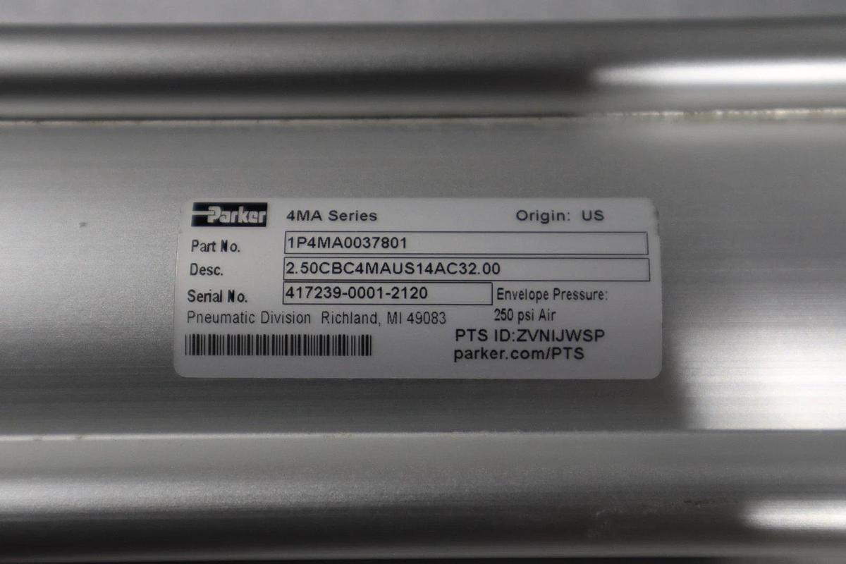 PARKER 1P4MA0037801 ROUND BODY PNEUMATIC CYLINDER STOCK H1894