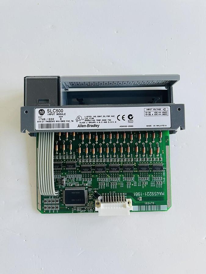 Used ALLEN BRADLEY 1746-IB32 SERIES D SLC500 INPUT MODULE #K-942