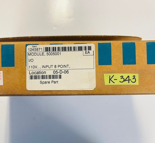 Used SIEMENS 500-5001 INPUT MODULE LOT 5005001 #K-343