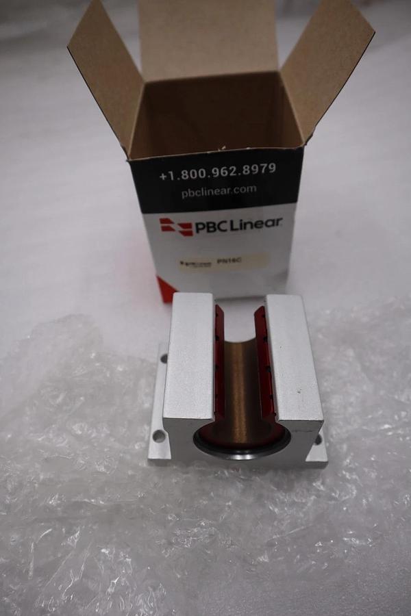 Used Pacific Bearing PN16C 1" Pillow Block Linear Bearing STOCK H877A
