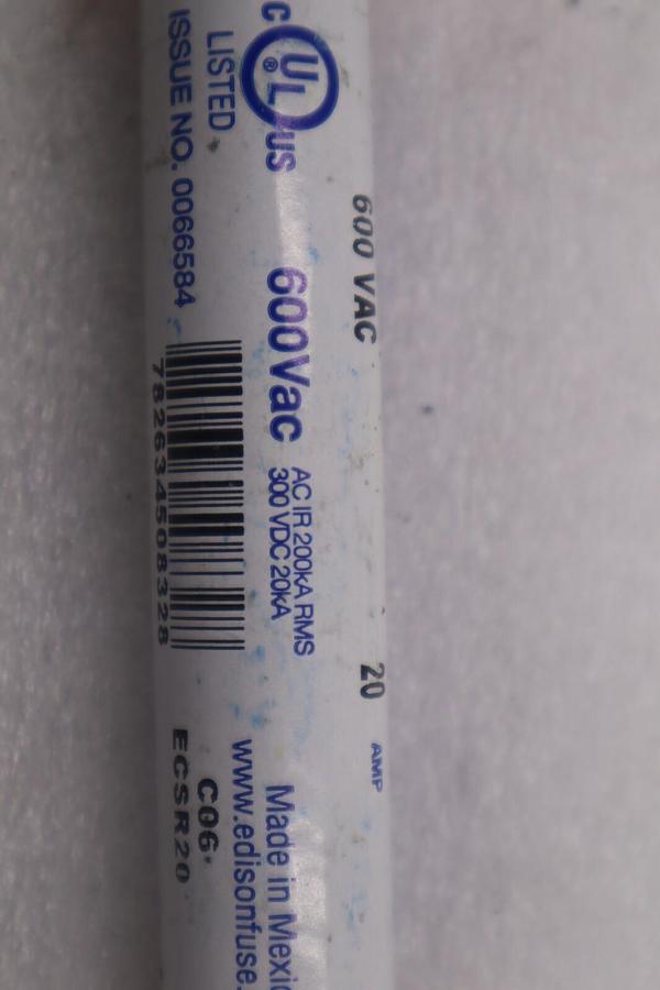Used Edison Fuse ECSR20 NEW OPEN BOX STOCK B-1388