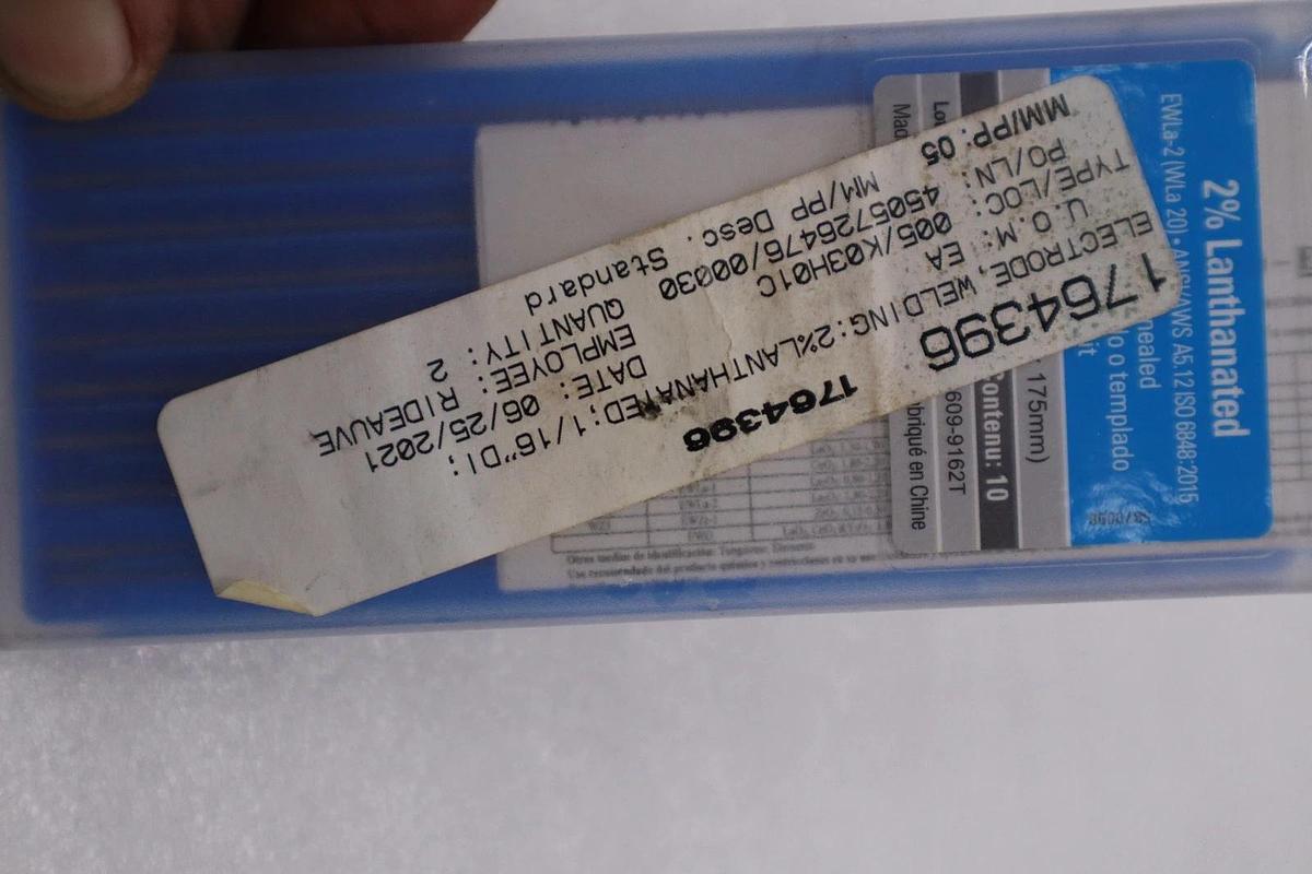 Used NEW Miller Weldcraft Tungsten Electrodes STOCK H1232A