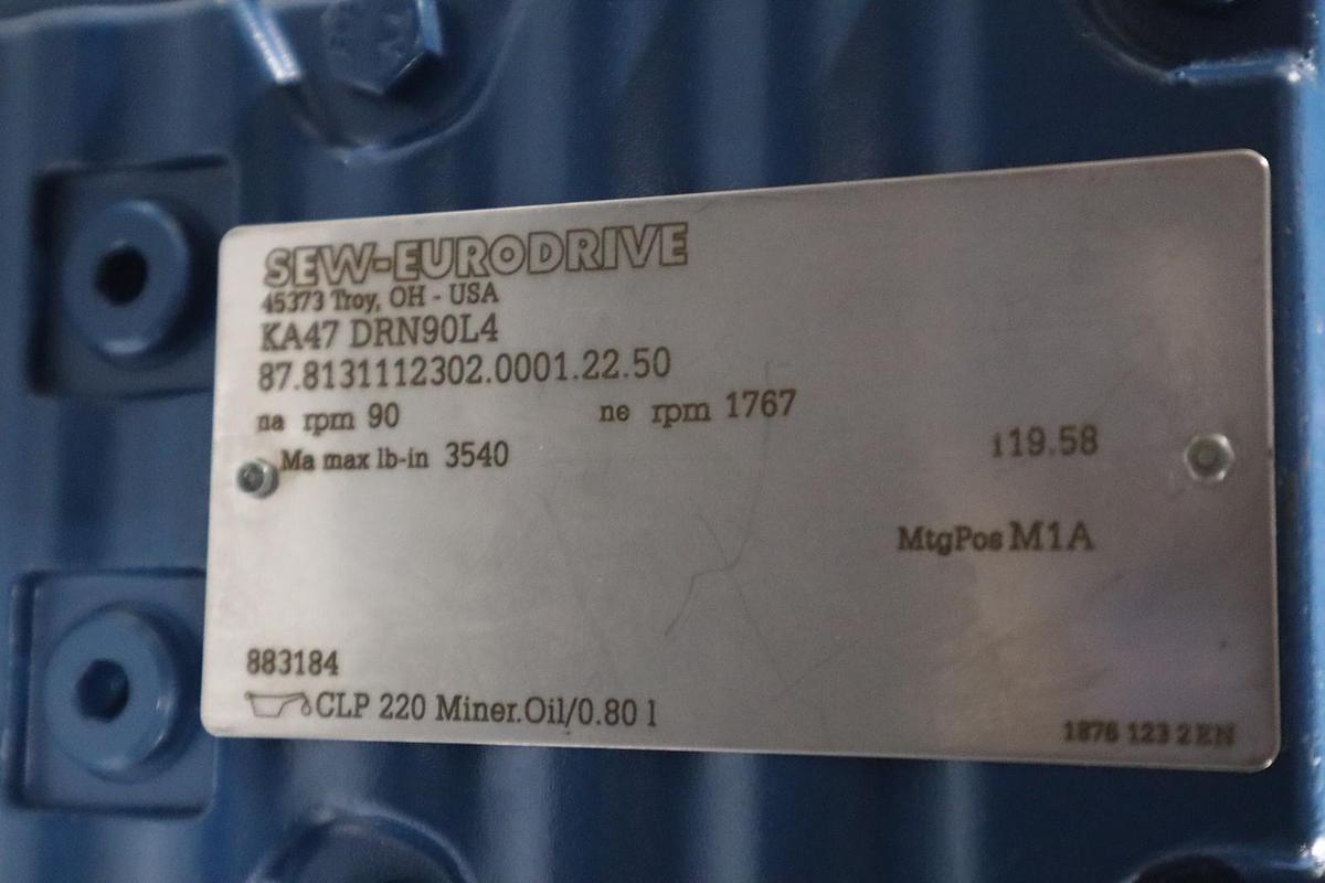 Used New Sew Eurodrive KA47 DRN90L4 / KA47DRN90L4 STOCK HP134