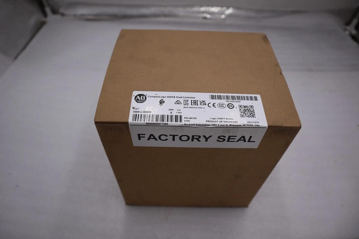 NEW SEALED Allen Bradley 5069-L306ER /A CompactLogix 5380 ENet Controller #H16