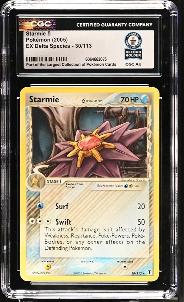 Used Starmie - (Delta Species) 15/113 EX Delta Species CGC WORLD RECORD 1/1