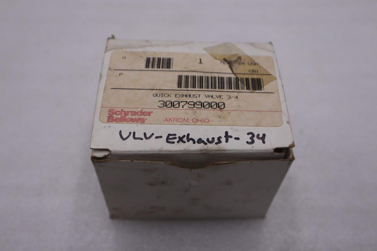Schrader Bellows 300799000/ 30077-9000 Quick Exhaust Valve - STOCK GF159A