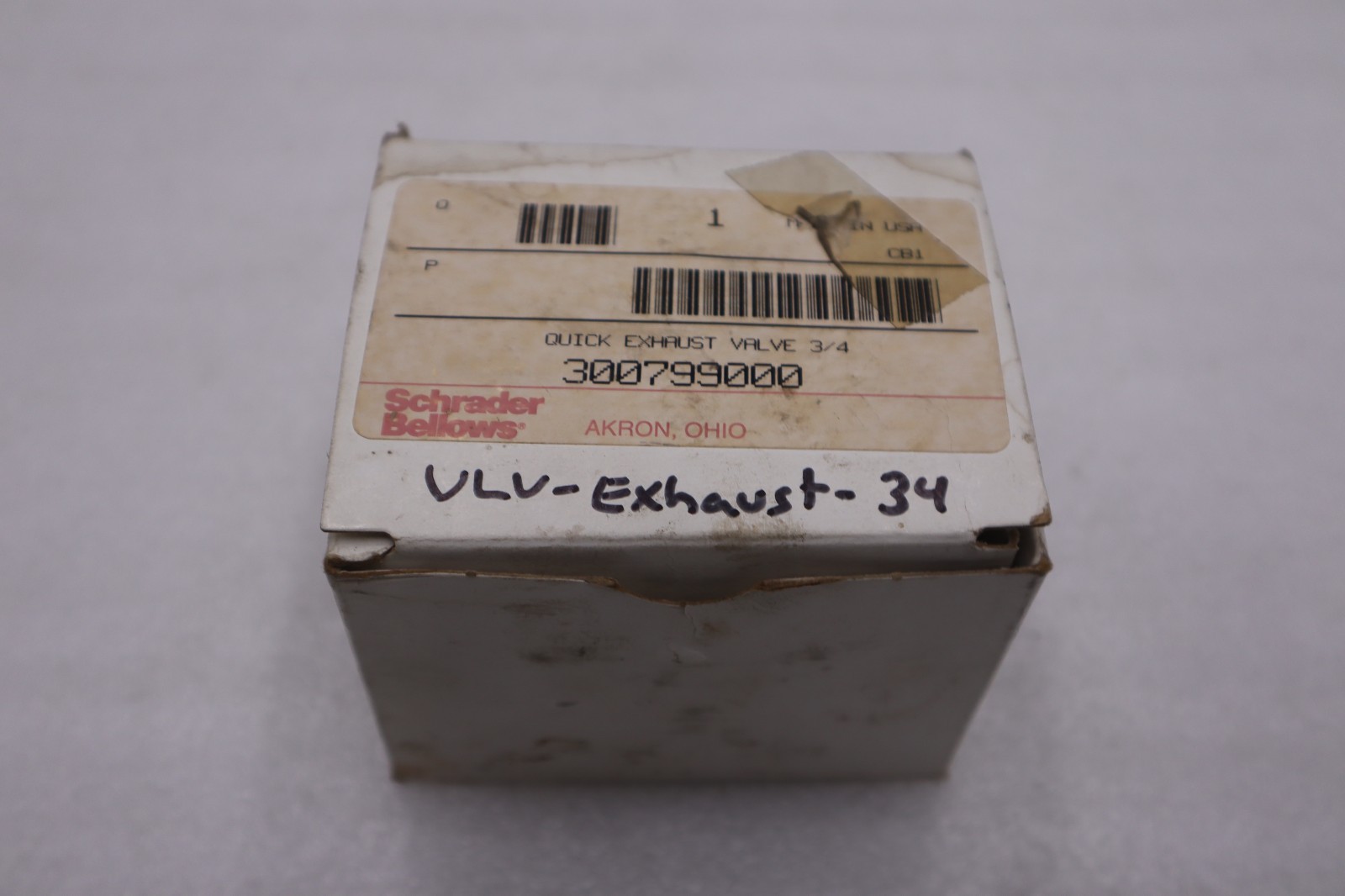Schrader Bellows 300799000/ 30077-9000 Quick Exhaust Valve - STOCK GF159A