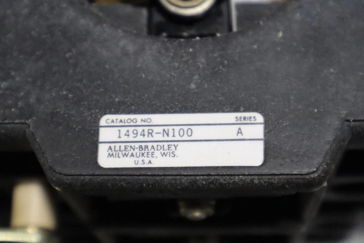 Used Allen Bradley 1494R-N100/ 40023-418-01/ X-410710 3 Pole Disconnect Switch #5333