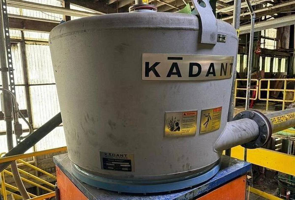 Used KADANT BLACK CLAWSON FLOAT PURGER SIZE 75-25 DEFLAKING COARSE SCREEN