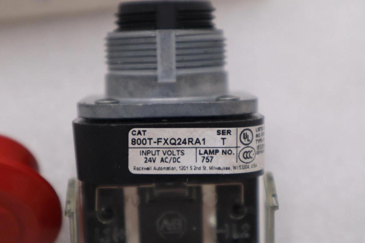 Allen Bradley 800T-FXQ24RA1 Button 800TFXQ24RA1 Ser.T NEW IN BOX STOCK H655A 10781180238410
