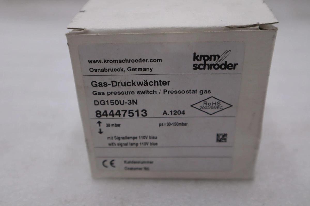 NEW KROM SCHRODER DG150U-3N 84447513 GAS PRESSURE SWITCH STOCK H562A