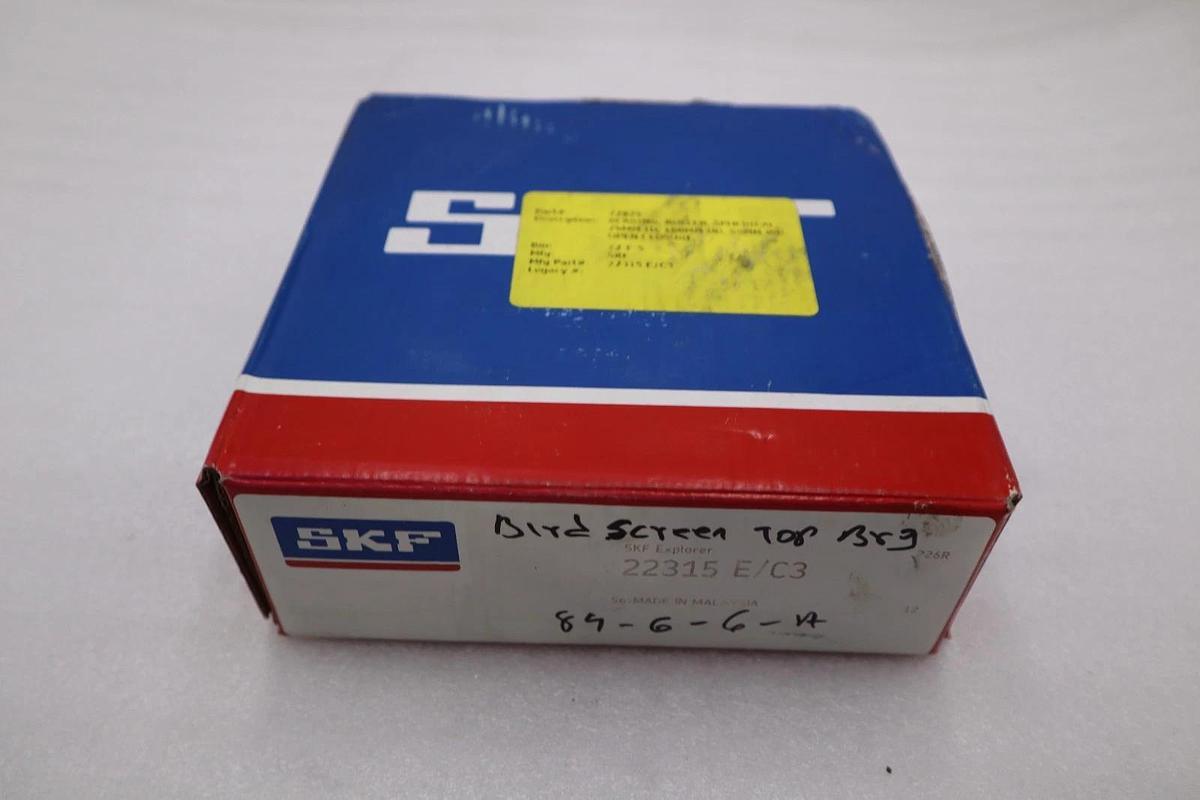 Used SKF 22315 E/C3 Spherical Roller Bearing - NEW - STOCK 2933CC