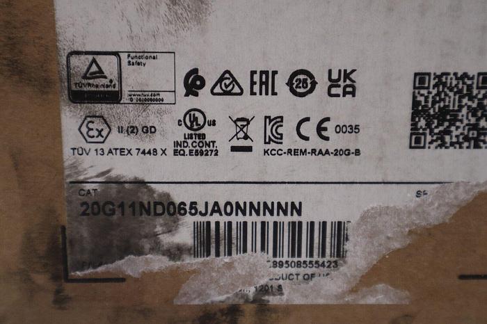 NEW 20G11ND065JA0NNNNN PowerFlex 755 AC Drive MFG. 2020 50 HP STOCK 5663