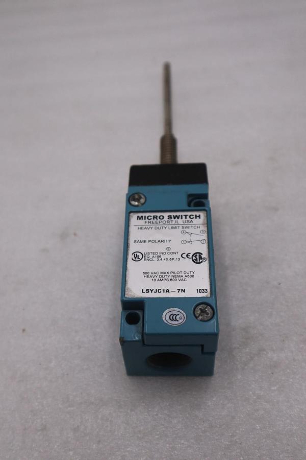 Used HONEYWELL LSYJC1A-7A MICROSWITCH MICRO LIMIT SWITCH STOCK #GF-708A