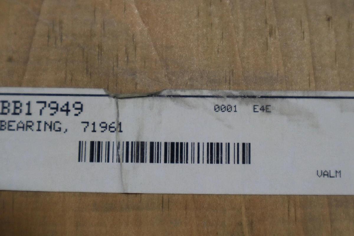 Used VALMET BEARING 71961 TWO AVAILABLE NEW UNIT STOCK S-491